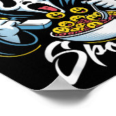 Stab-a-loops Horror Cereal Box Halloween Poster (Ecke)