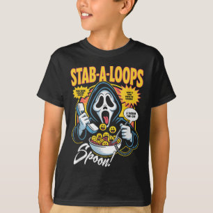 Stab-a-loops Horror Frühstücksbox Halloween T-Shirt