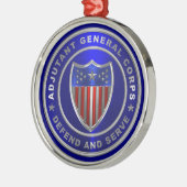 Stab General Corps Ornament Aus Metall (Links)