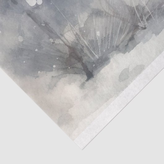 Stab im Schnee 1 Dekoupage Paper Seidenpapier (Ausschnitt)