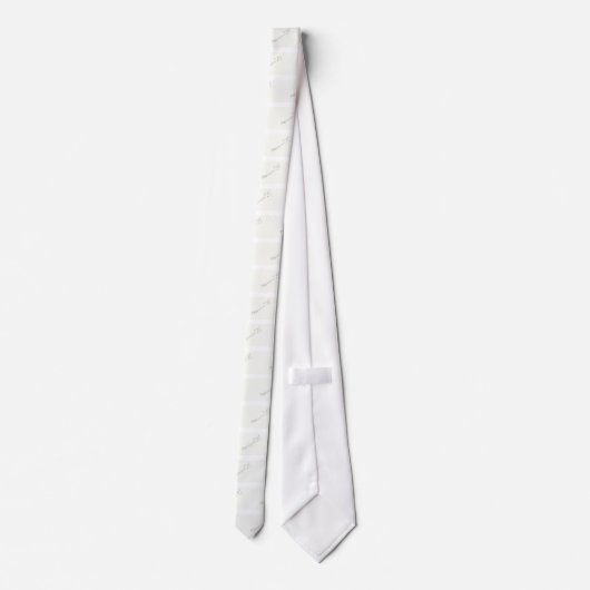 Stab Krawatte (Rückseite)