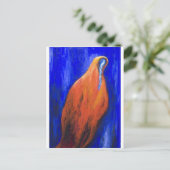 Stabat Mater Dolorosa Red ( Christlicher Surrealis Postkarte (Stehend Vorderseite)