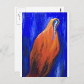 Stabat Mater Dolorosa Red ( Christlicher Surrealis Postkarte (Vorne/Hinten)