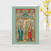 Stabat Mater (SAU 22) Stil 3 Leere Begrüßung Karte (Gelbe Blume)