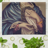Stabat Mater unsere Lady der Trauern Geschirrtuch (Gefaltet)