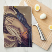 Stabat Mater unsere Lady der Trauern Geschirrtuch (Viertel Falte)