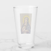 Stabat Mater unsere Lady der Trauern Glas (Rückseite)