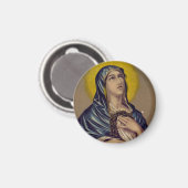 Stabat Mater unsere Lady der Trauern Magnet (Vorderseite/Rückseite)