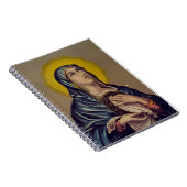 Stabat Mater unsere Lady der Trauern Notizblock (Rechte Seite)