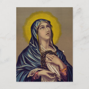 Stabat Mater unsere Lady der Trauern Postkarte
