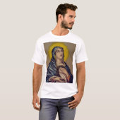 Stabat Mater unsere Lady der Trauern T-Shirt (Vorne ganz)