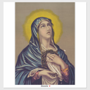 Stabat Mater Unsere Liebe Frau der Schmerzen Aufkleber