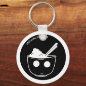 Stabbed Rice Bowl Schlüsselanhänger (Vorderseite)