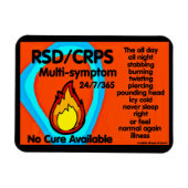Stabbing Burning Twisting...RSD/CRPS Magnet (Horizontal)