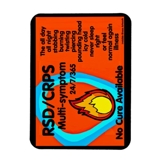 Stabbing Burning Twisting...RSD/CRPS Magnet (Vertikal)