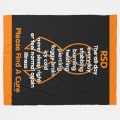 Stabbing Burning Twisting...RSD Fleecedecke (Vorderseite (Horizontal))