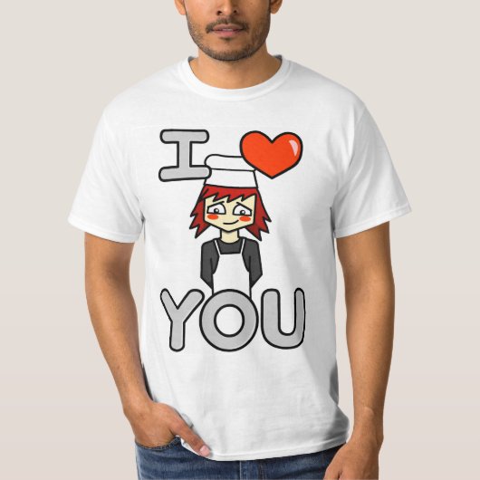 Stabby Lieben Sie T-Shirt (Vorderseite)