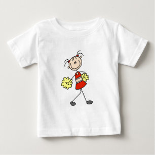 Stäbchen-Figur Cheerleading T-Shirts und Geschenke