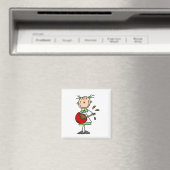 Stäbchenfigur-Bäcker mischt Teig Magnet (In Situ (Geschirrspüler))