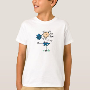 Stäbchenfigur Cheerleader Go Team TShirts und Gesc