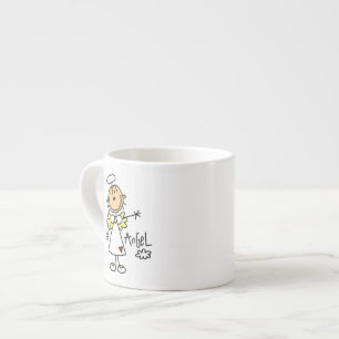 Stäbchenfigur Engel T-Shirts und Geschenke Espressotasse