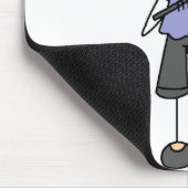 Stäbchenfigur-Fiedel-Mauspad Mousepad (Ecke)