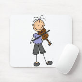 Stäbchenfigur-Fiedel-Mauspad Mousepad (Mit Mouse)