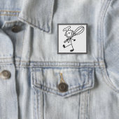 Stäbchenfigur-Koch mit Schneebesen Button (Beispiel)