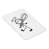 Stäbchenfigur-Koch mit Schneebesen Magnet (Rechte Seite)