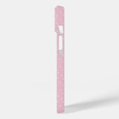 Stäbchenfigur Mädchen mit Punkten Case-Mate iPhone Hülle (Rückseite / Links)