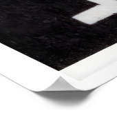 Stäbchenfigur mit Apfel Matchbox Kunstprint Poster (Ecke)