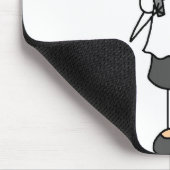 Stäbchenfigur Sänger-Mauspad Mousepad (Ecke)