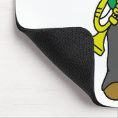 Stäbchenfigur Trompete Mauspad (Ecke)
