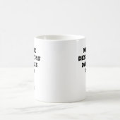 Stäbe in den rostroten stellen? - Wortspiele Kaffeetasse (Mittel)