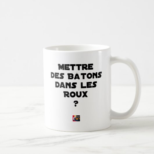 Stäbe in den rostroten stellen? - Wortspiele Kaffeetasse (Rechts)