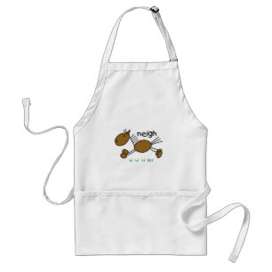 Stabfigur-Pferd-T-Shirts und Geschenke Schürze