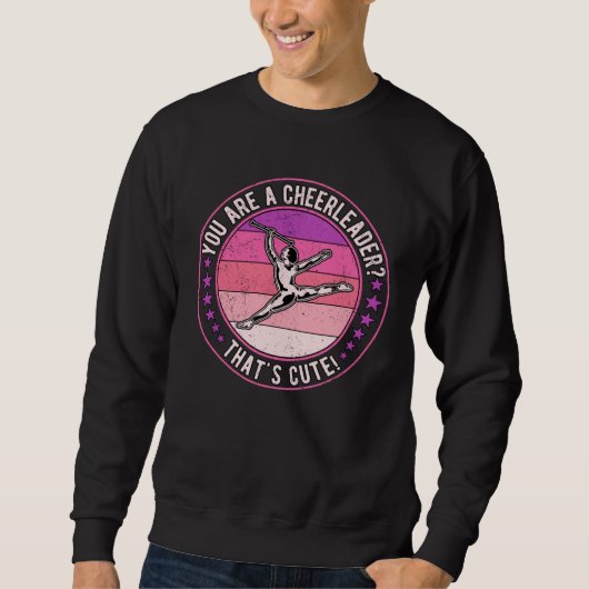 Stabhochspringen Majorette 1 Sweatshirt (Vorderseite)
