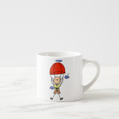 Stabhochspringende Stockfigur Espressotasse (Rechts)
