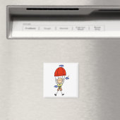 Stabhochspringende Stockfigur Magnet (In Situ (Geschirrspüler))