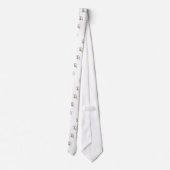 Stabhochspringer-Polespringen Retro Krawatte (Rückseite)