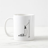 Stabhochsprung-Athlet Kaffeetasse (Links)
