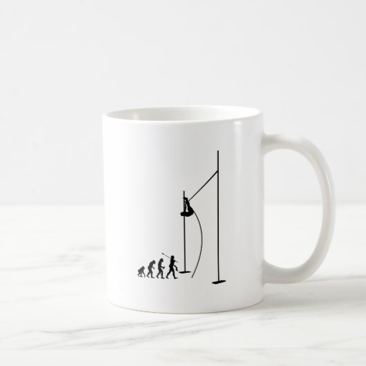 Stabhochsprung-Athlet Kaffeetasse (Rechts)