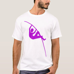 Stabhochsprung - Lila T-Shirt