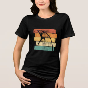 Stabhochsprung Retro Tri-Blend Shirt