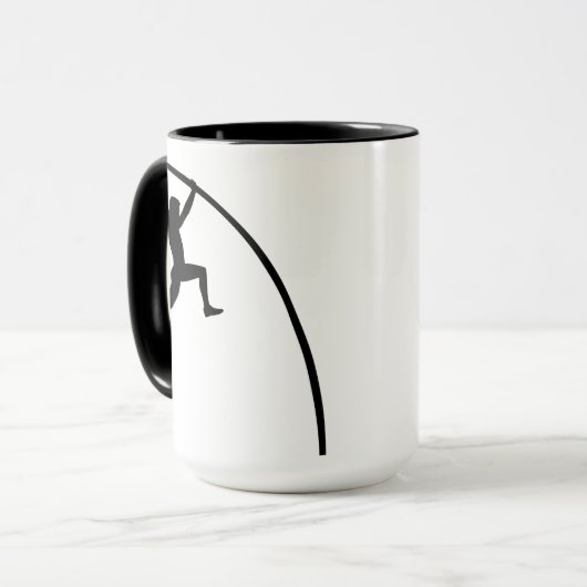 Stabhochsprung Tasse (Vorderseite Links)