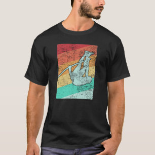 Stabhochsprung Vintage Retro T-Shirt
