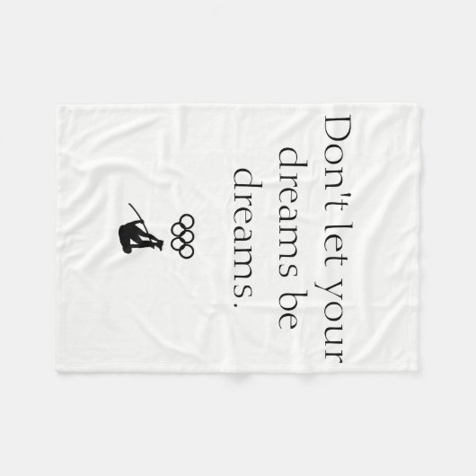 Stabhochsprungdecke Fleecedecke (Vorderseite (Horizontal))