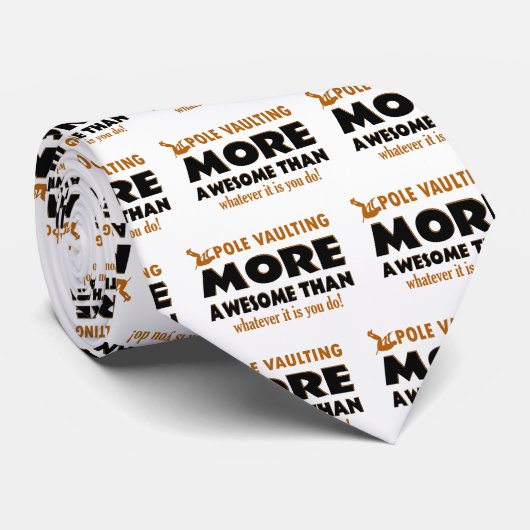 Stabhochsprungentwürfe Krawatte (Gerollt)