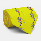 StabhochsprungZebra Krawatte (Gerollt)