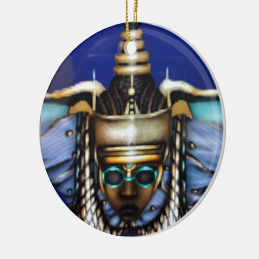 stabil, afrozentrisch keramik ornament (Links)